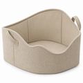FoldNest Scallop-Front Fabric Storage Bin