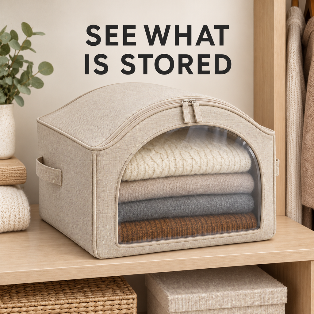 SoftFrame Arch-Window Sweater Storage Box