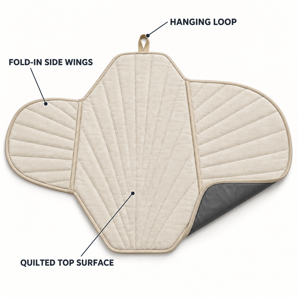 PressFold Winged Portable Ironing Mat