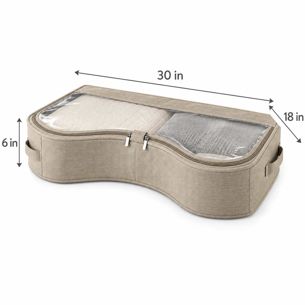 UnderRest Kidney-Contour Underbed Storage Bag