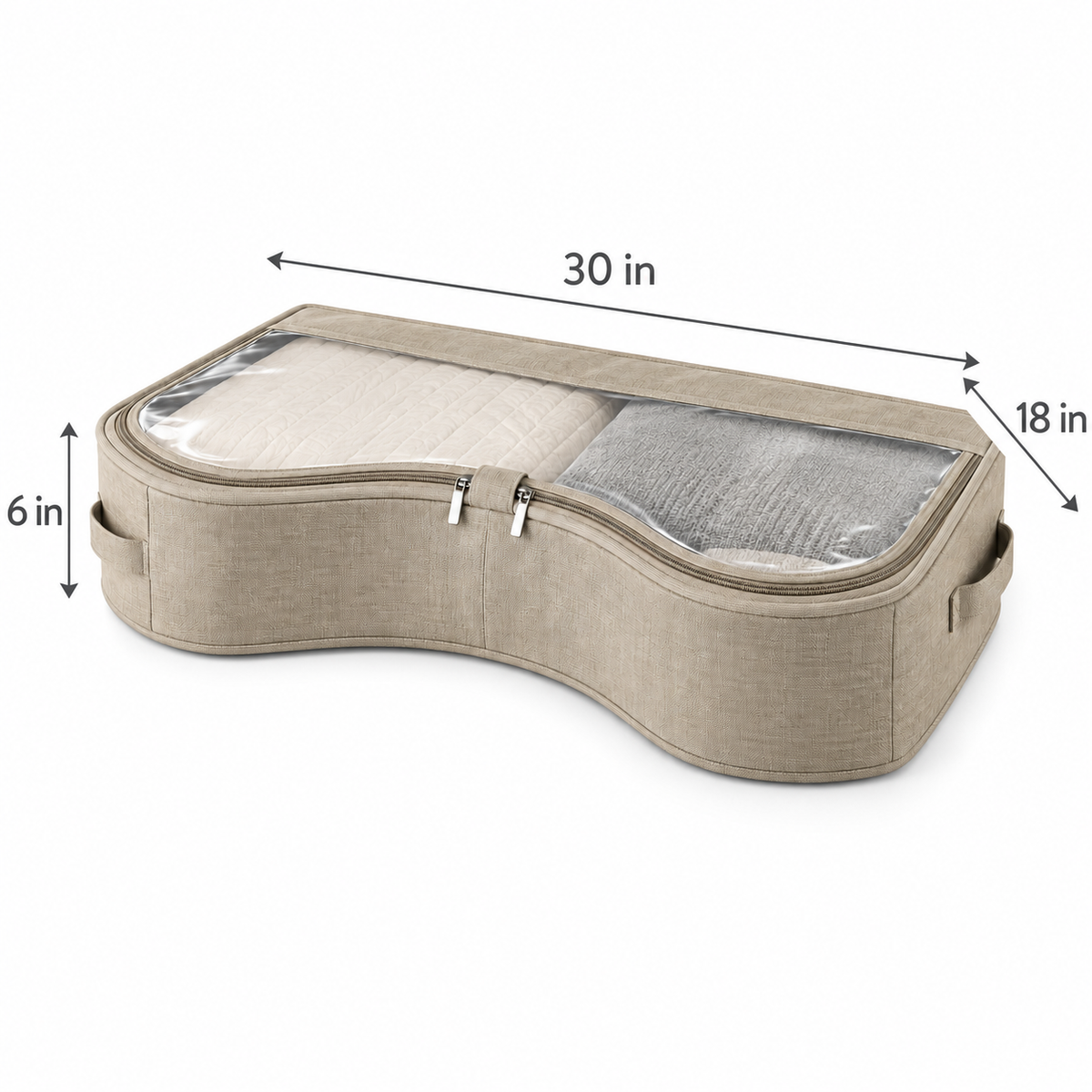 UnderRest Kidney-Contour Underbed Storage Bag