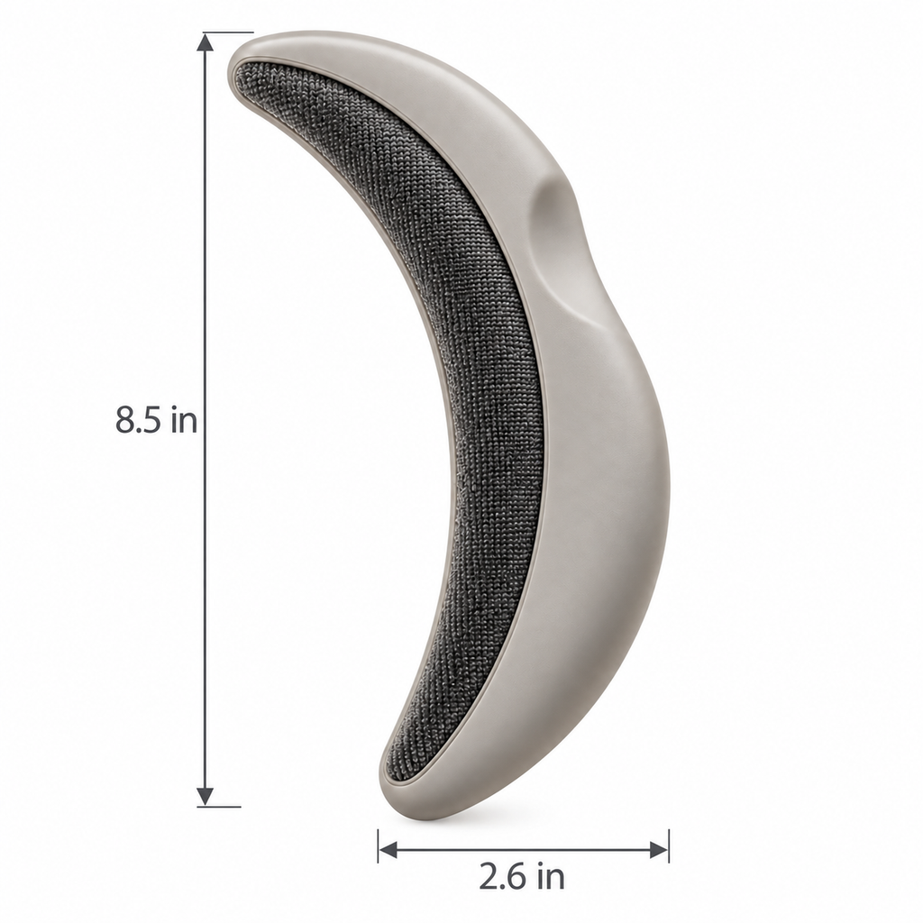 LintSweep Crescent Garment Brush