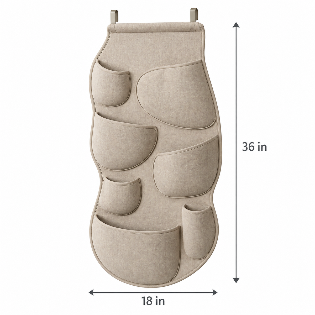 PocketWall Pebble-Grid Hanging Organizer