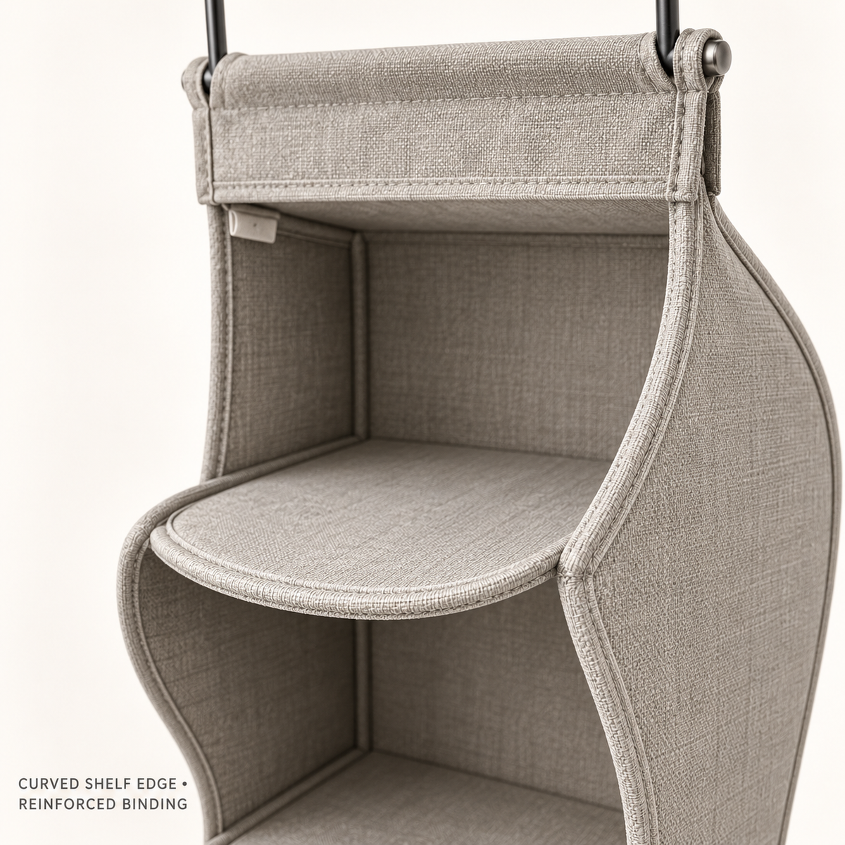 RailEase S-Curve Hanging Closet Organizer