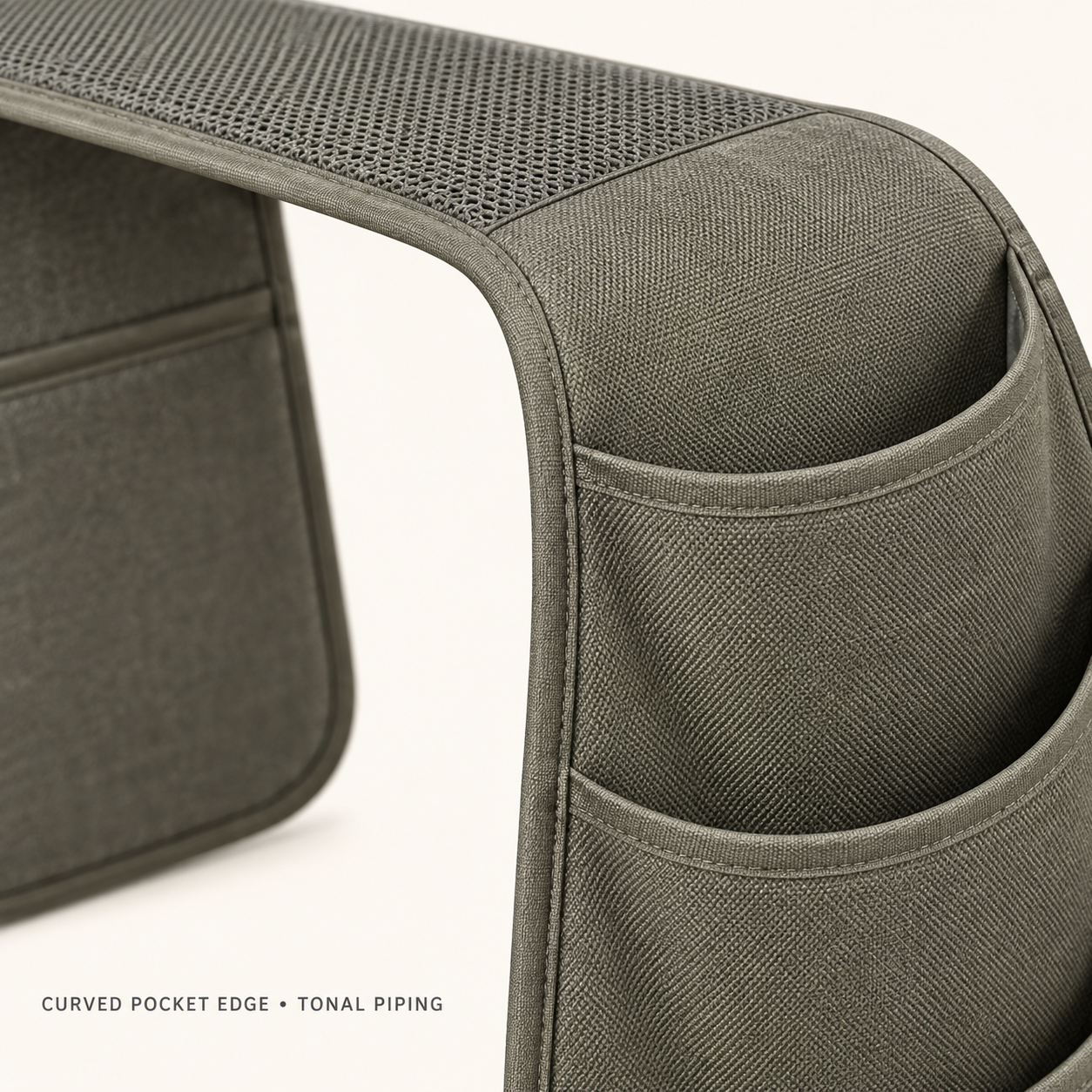 SofaSide Flow-Saddle Armrest Organizer